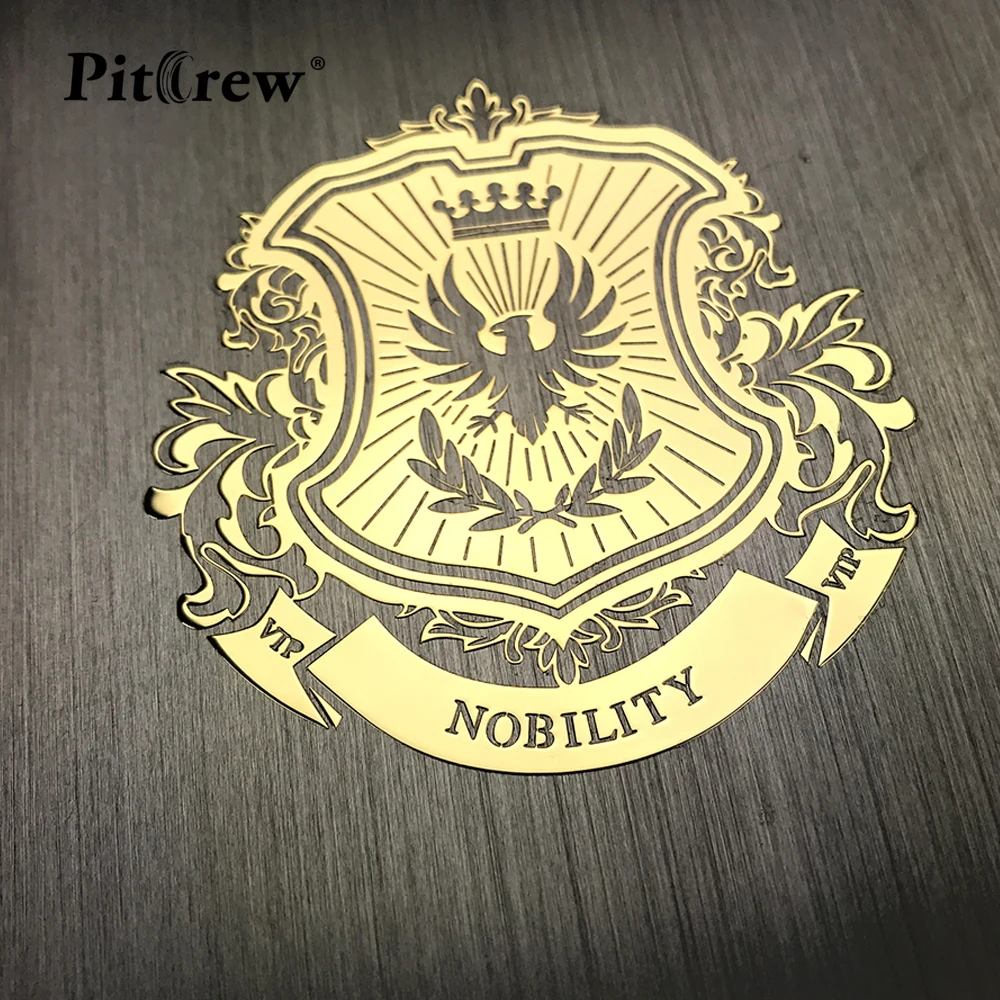 Герб России никелевая металлическая наклейка для автомобиля эмблема орла