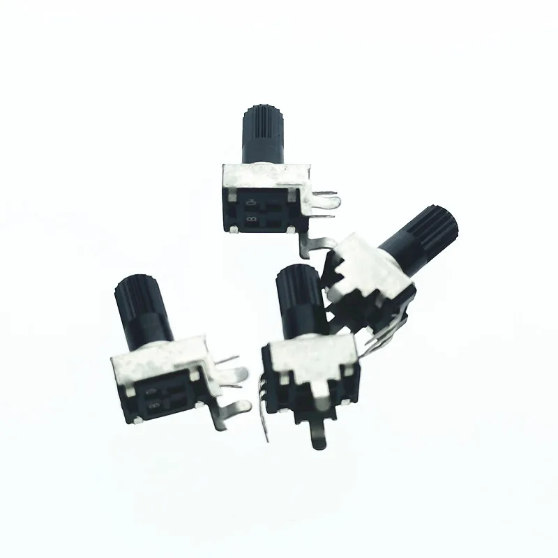 Резистор rv09 12 5 мм регулируемый по вертикали и горизонтали 9 типов 3-контактный