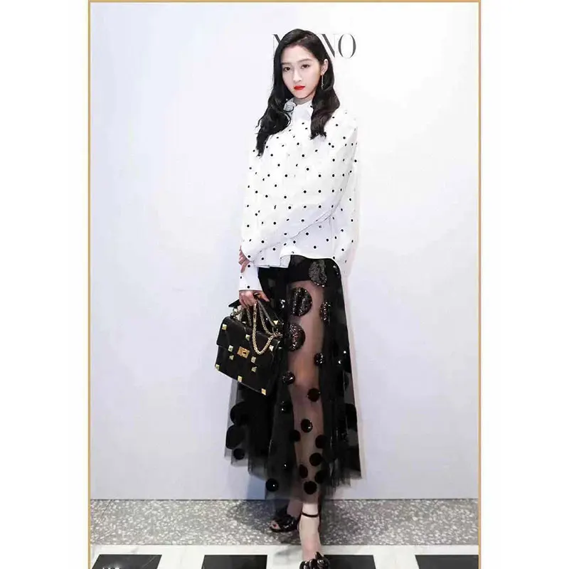 

2021 new star catwalk with diamond lattice chain sheepskin leather bag large-capacity one-shoulder diagonal handbag