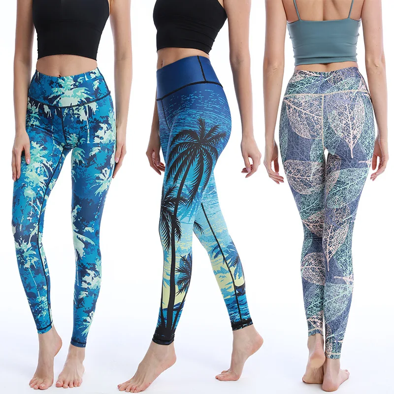 

Leggings Sport Woman Tights Yoga Pants Gym Clothing For Woman High Waist Legging Push-Up Fitness Tights Ankle-Length Pants