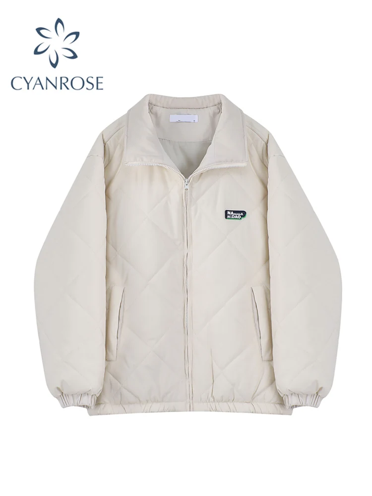 Женская клетчатая парка модная винтажная теплая утолщенная куртка-пуховик