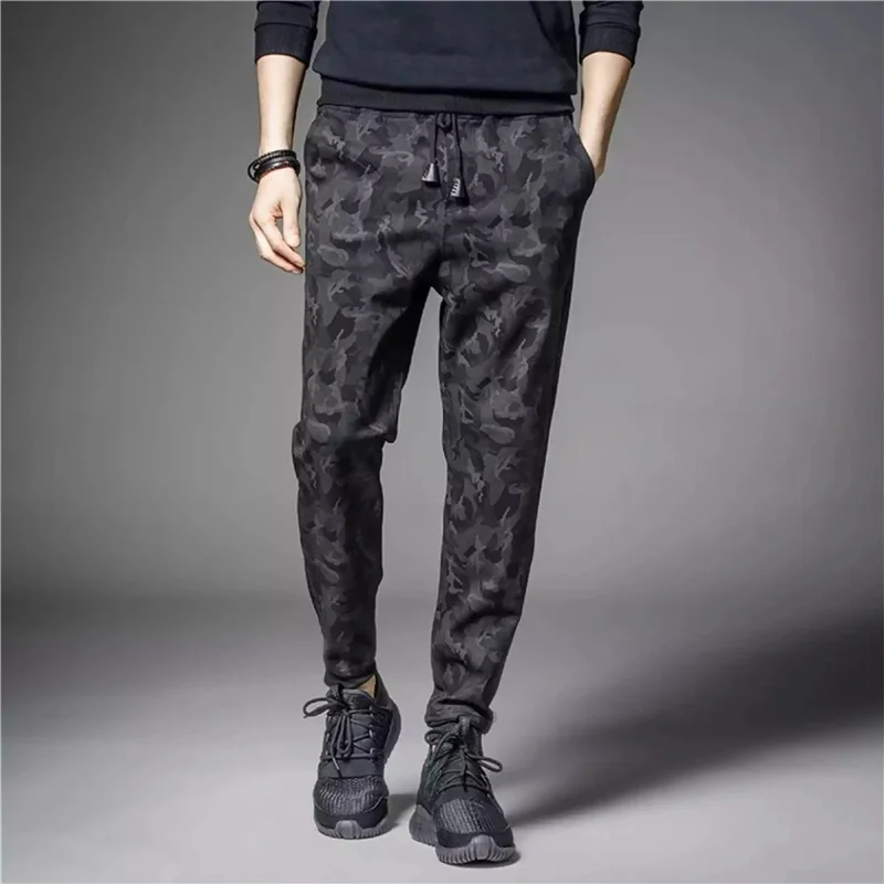 

Outdoor Camouflage Pants Men Joggers Cargo Camo Full Length Sport Sweatpants Trousers