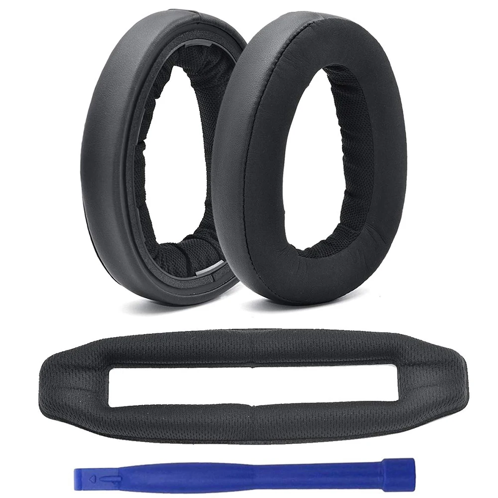 Replacement Earpads Ear Pads Cushion Muffs Headband For Sennheiser GSP670 GSP600 GSP550 GSP500 GSP 670 600 550 500 Headphones