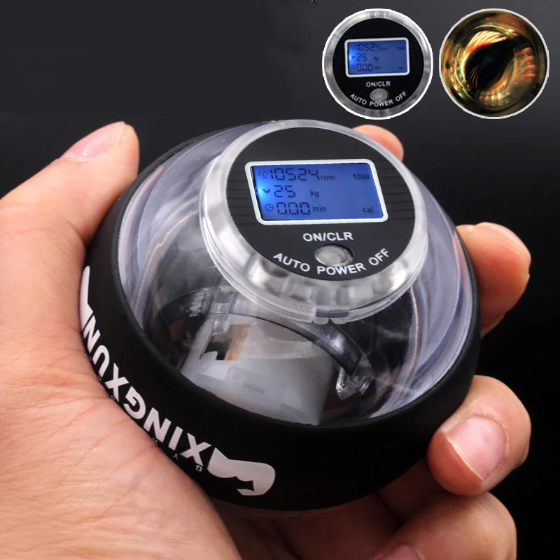 Самозапуск беспроводной светодиодный наручный мяч на запястье тренажер для мышц