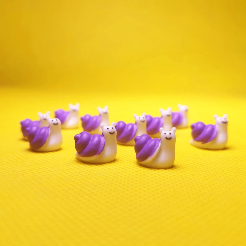 Продажа ~ 10 шт./Улитка/Кукольный дом/миниатюры/Прекрасный милый/Сказочный Садовый