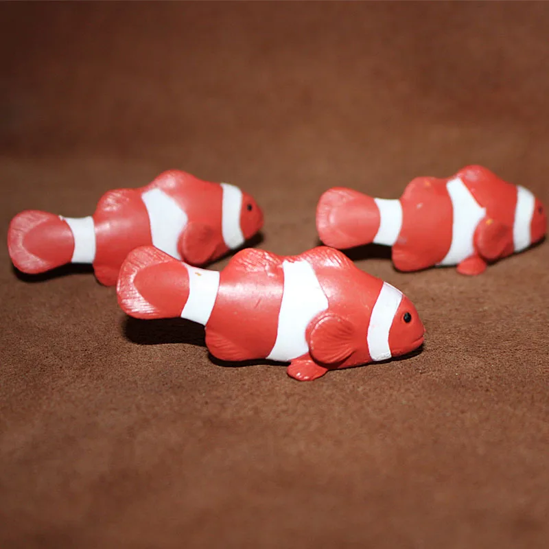 

Miniatures Sea Animal Model Starfish Devil Fish Clownfish Turtle Oceans World Aquarium Decoration Figurine Action Figures Toys