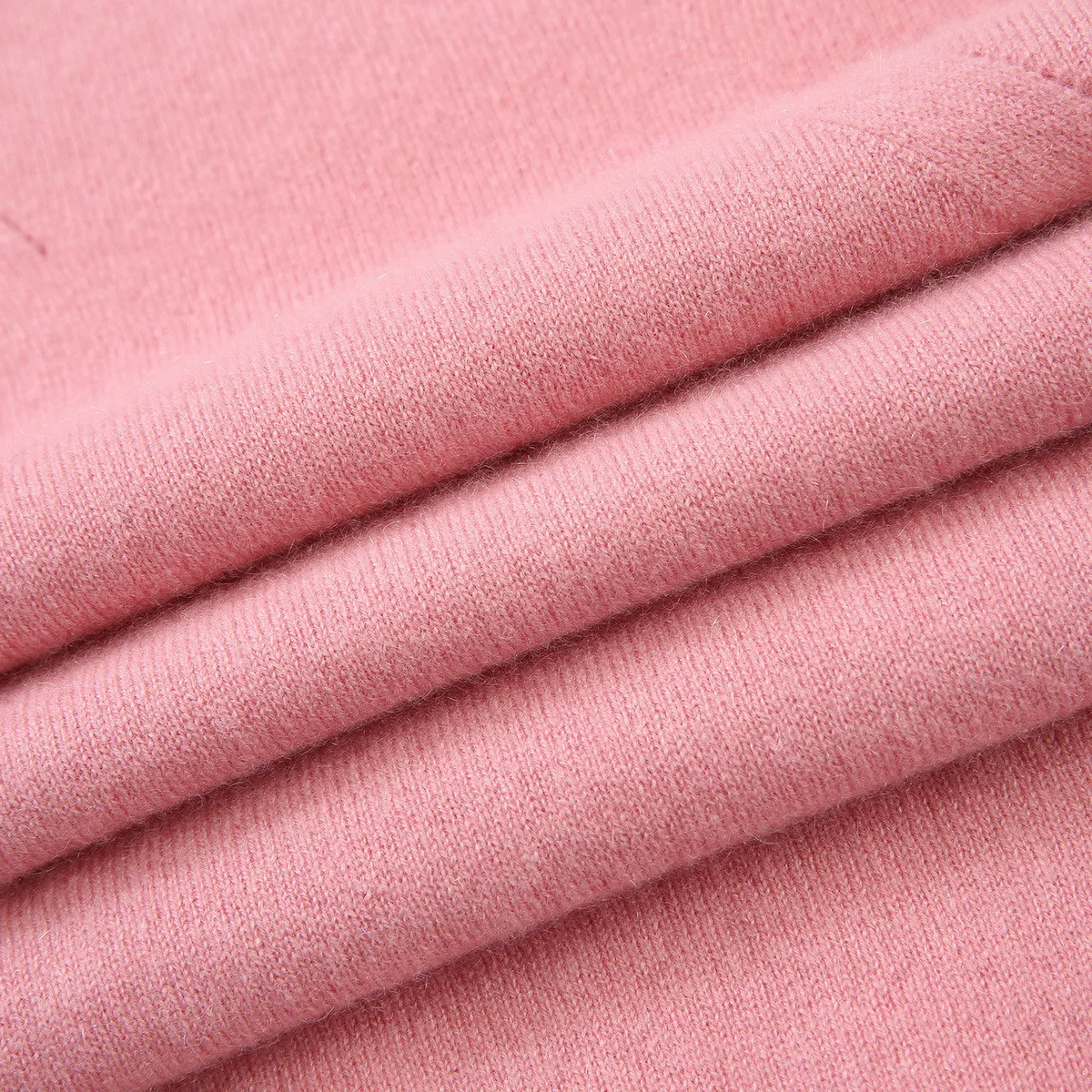 

masigoch winter new 2021 100% cashmere turtleneck dress women knitted warm cozy pink pullovers