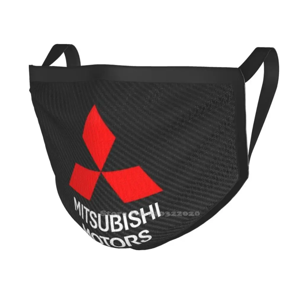 Модная мужская и женская уличная спортивная маска Mitsubishi Motors из углеродного