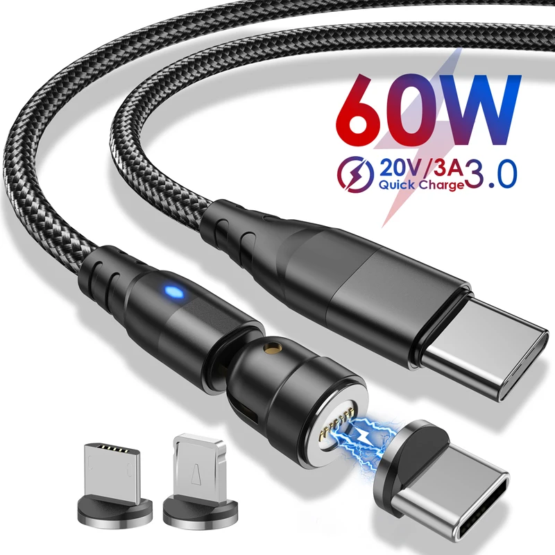 Кабель для быстрой зарядки USB Type-C 60 Вт | Мобильные телефоны и аксессуары