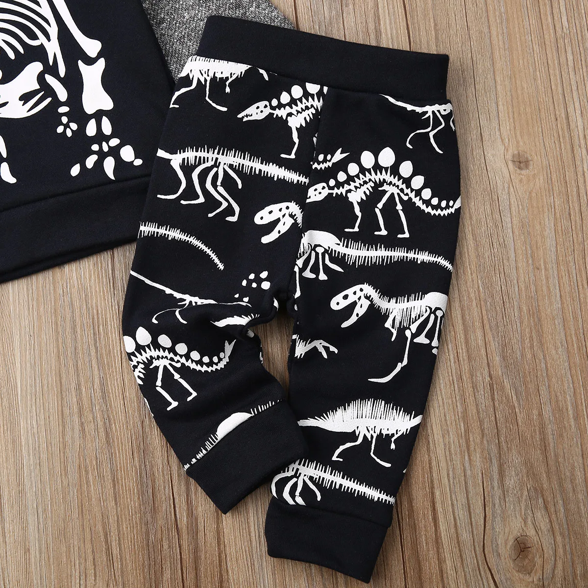 Pudcoco Boy Set Casual Toddler Baby Kids Hooded Tops Pants 2Pcs Outfits Clothes Cartoon Dinosaur Print 0-4T Tracksuits | Детская одежда