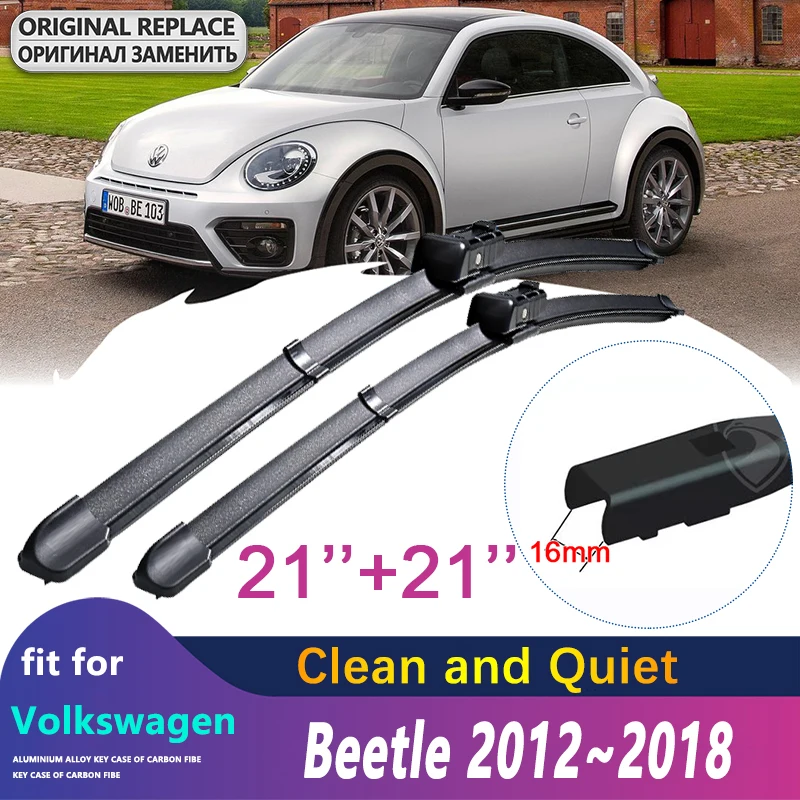 Щетки стеклоочистителя передние для Volkswagen VW Beetle New 2012 ~ 2018 аксессуары