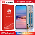 Дисплей для Huawei Honor 10 Lite, ЖК-дисплей с сенсорным экраном, дигитайзер с рамкой для Huawei Honor 10 Lite, HRY-LX1, черный