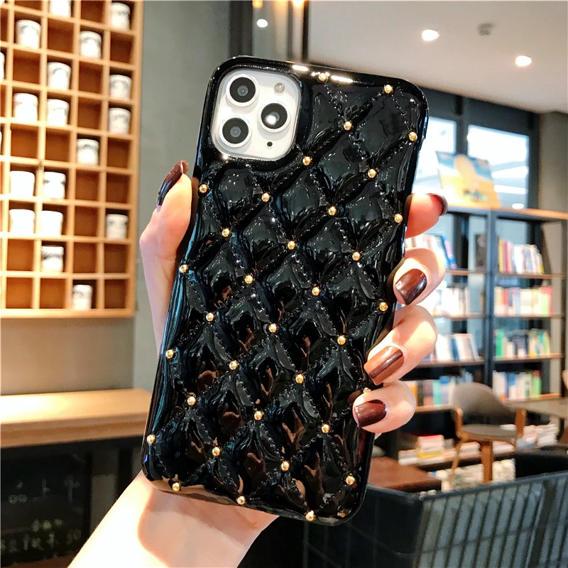 Black 3 Beyour маленький ароматный Гладкий кожаный чехол для телефона для iPhone 11 Pro X Xr Xs Max 8 7 6 6s Plus роскошный чехол-накладка - Цвет: Black 3