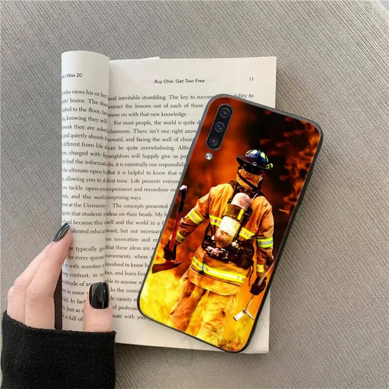 

Firemen Super hero Phone Case For Samsung galaxy S 9 10 20 A 10 21 30 31 40 50 51 71 s note 20 j 4 2018 plus
