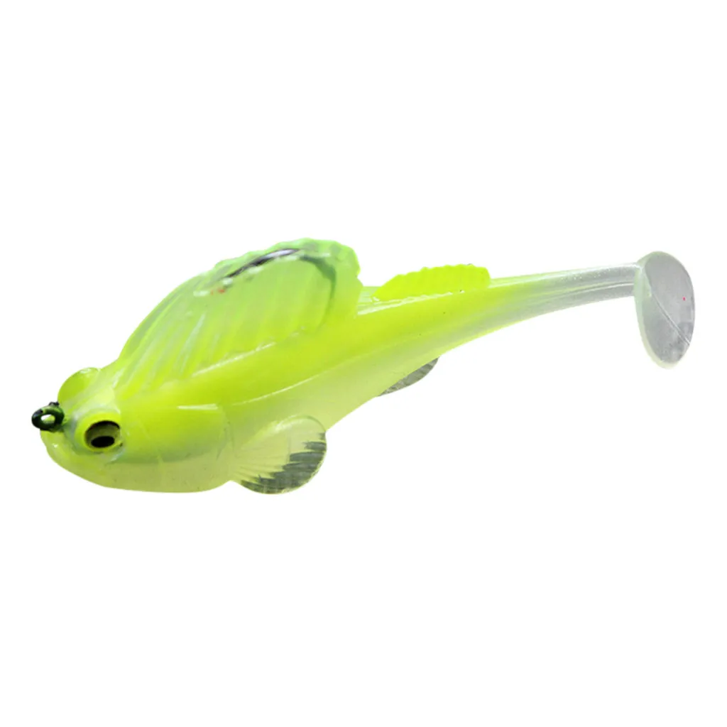 1 PCS 10 Styles Jumping Fish Fishing Bait Tail Anti-hanging bottom Soft Crankbait Lures Floating Tackle#p4 | Спорт и развлечения
