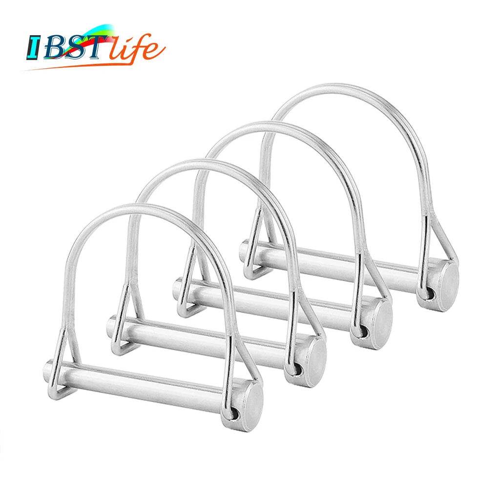 4 шт. SS 316 PTO Pin Круглый арочный вал провода Блокировка вала предохранительная