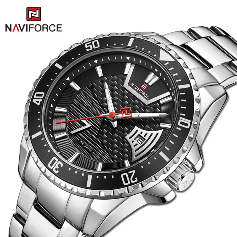 

Часы Naviforce Мужские кварцевые с браслетом из нержавеющей стали