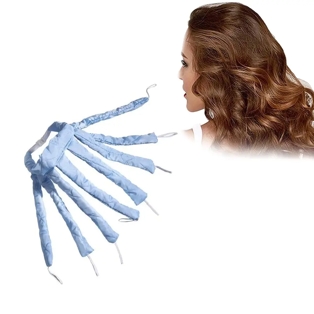 

Heatless Hair Curlers Headband-Octopus Design No Heat Curling Rod Headband Lazy Curlers Sleep Overnight Curls Wave Hair Curlers
