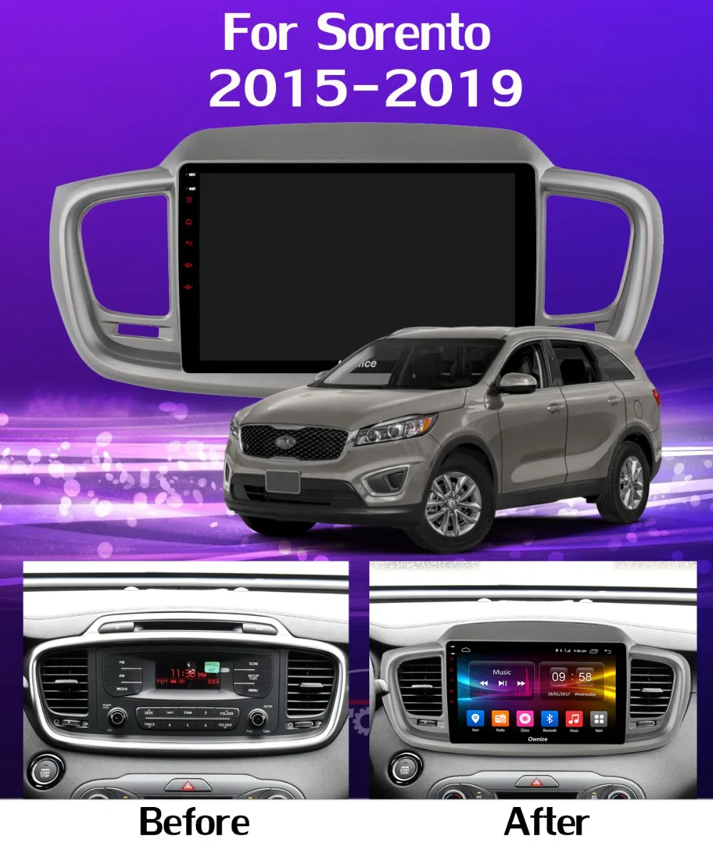 360°Pano ram ic камера Android 9,0 8 ядерный 4G ram+ 64G rom автомобильный DVD для Kia Sorento 3 Prime LHD gps радио