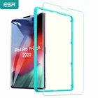 Закаленное стекло ESR для iPad Pro, 11 дюймов, 212,9 дюйма, 4 поколения, защита от синих лучей, высокое разрешение, защитная пленка для экрана iPad