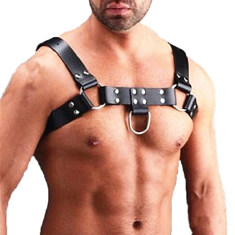 Для мужчин женские пикантные черные сапоги кожаные майки Флирт Секс бондаж