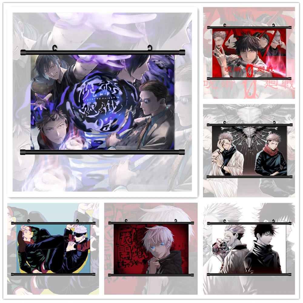 

Jujutsu Kaisen Anime Manga HD Print Wall Poster Scroll
