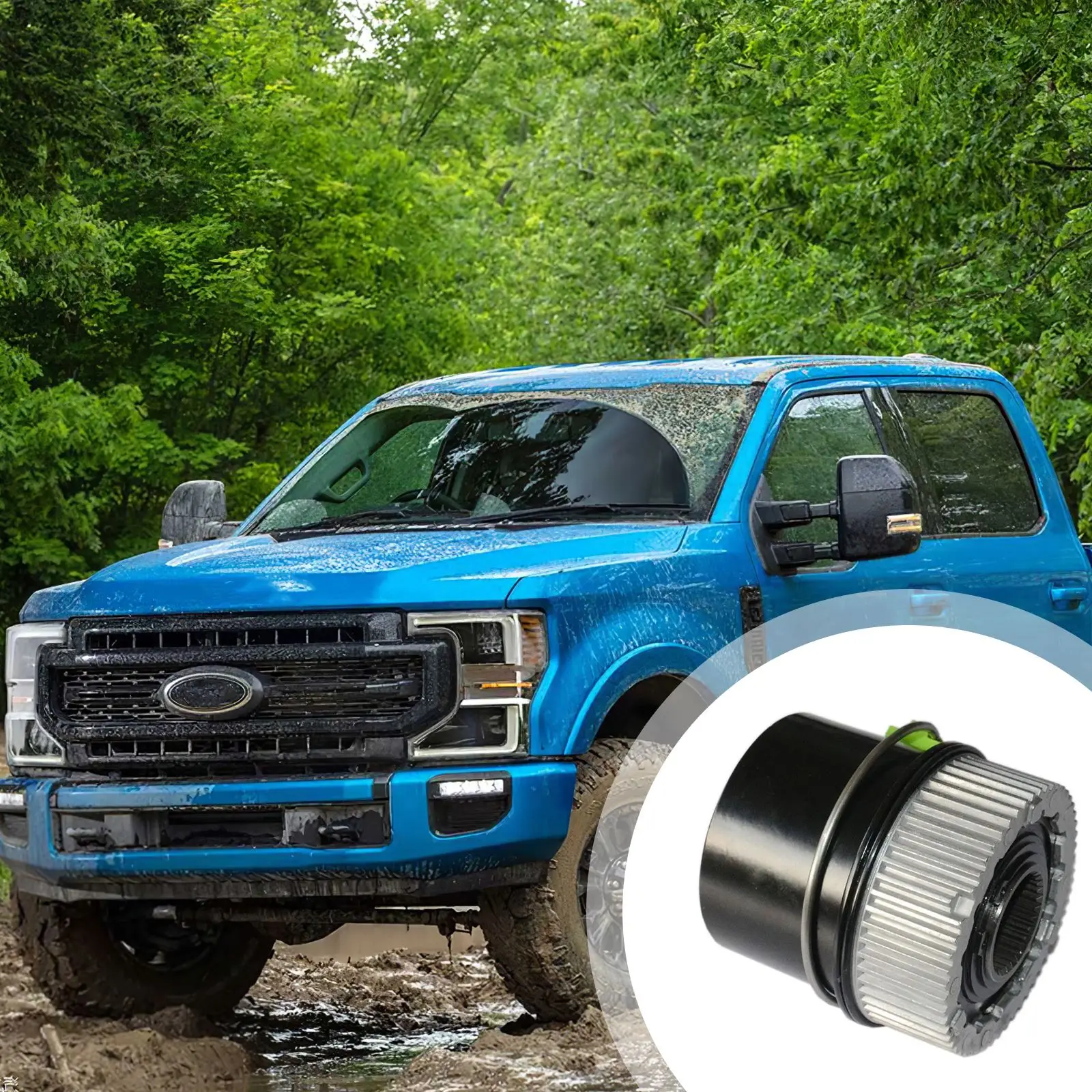 

TiOODRE Auto Locking Hub 1C3Z3B396CB Replacement Four-Wheel Drive Clutch Locking Hub Car Accessories for Ford F350/F450/F550 Car