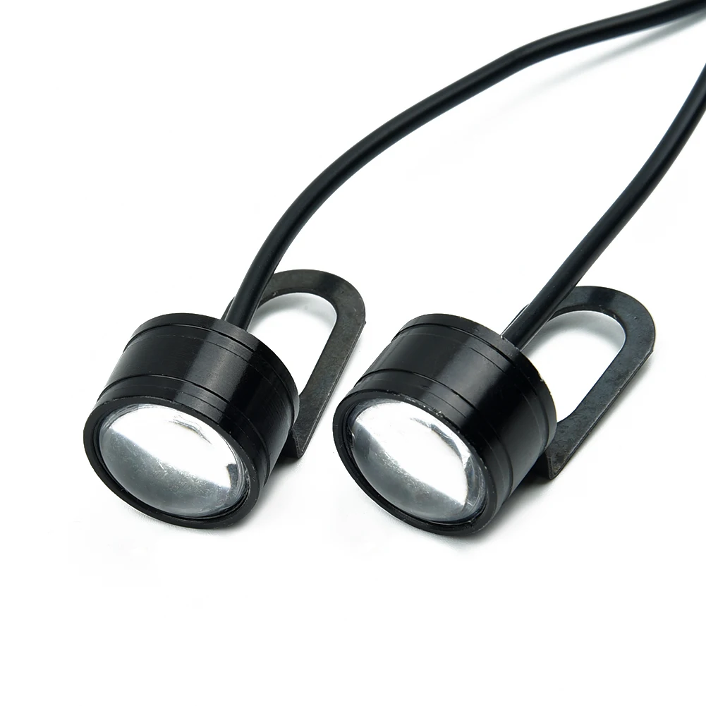 2x Мотоцикл пятно туман светильник головной Водонепроницаемый 3 SMD СВЕТОДИОДНЫЙ