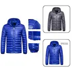 Зимнее пуховое пальто, Сказочная Толстая зимняя куртка, зимняя куртка с капюшоном и карманами, Мужское пальто с подкладкой