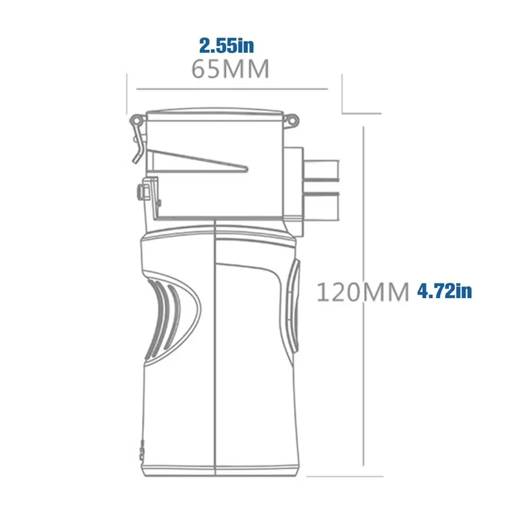 Портативный ультразвуковой небулайзер с USB-разъемом медицинский ингалятор для
