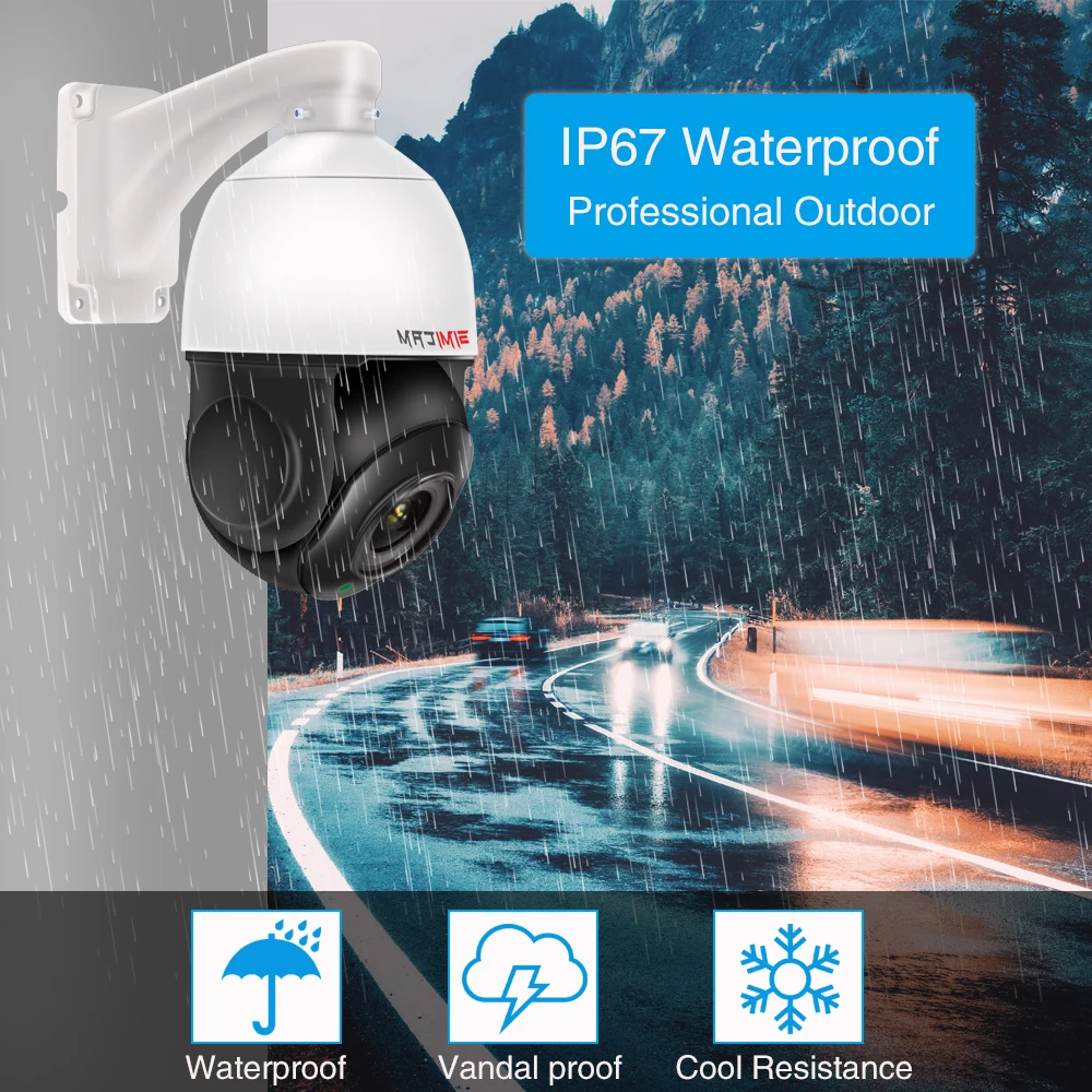 8MP 4K Mini PTZ IP Camera 30X Zoom Video Surveillance Onvif H.265 P2P Speed Dome POE 360Degree Rotation With SD Card Slot | Безопасность