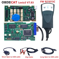 obdiicat lexia3 v7 83 v9 86 firmware 921815c lexia 3 pp2000 car scanner diagnostic tool with high quality golden pcb diagbox