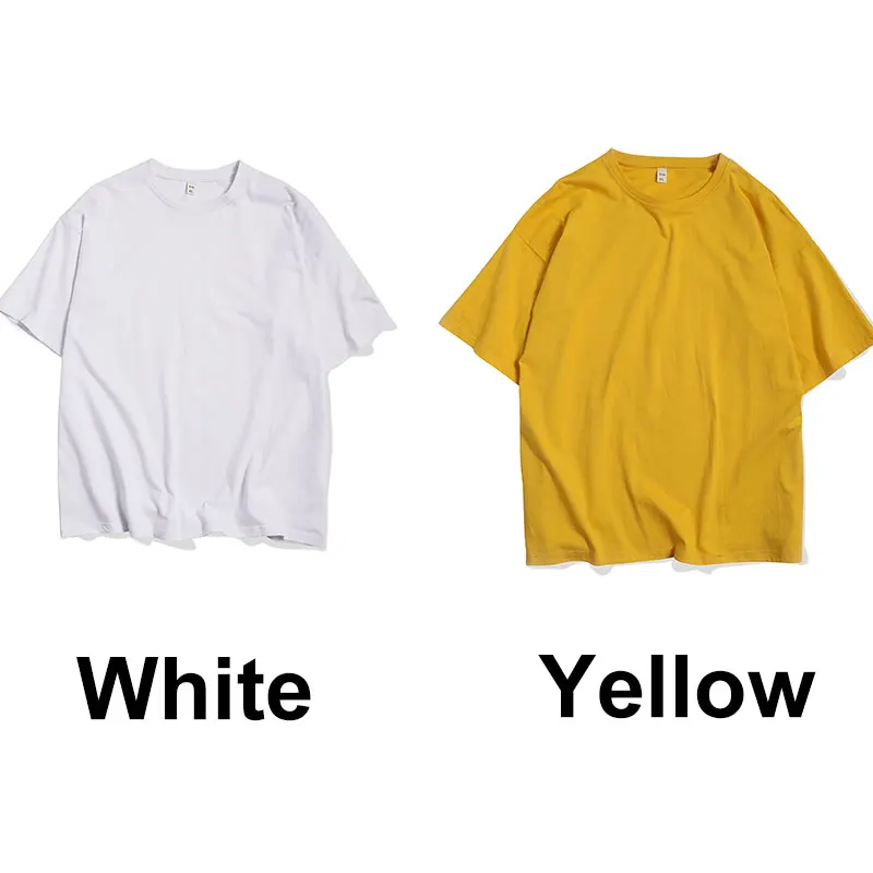 White Yellow LAPPSTER дропшиппинг Harajuku Твердые смешные футболки лето мужские цветные хип-хоп футболки Высокое качество хлопок белые топы тройники - Цвет: White Yellow