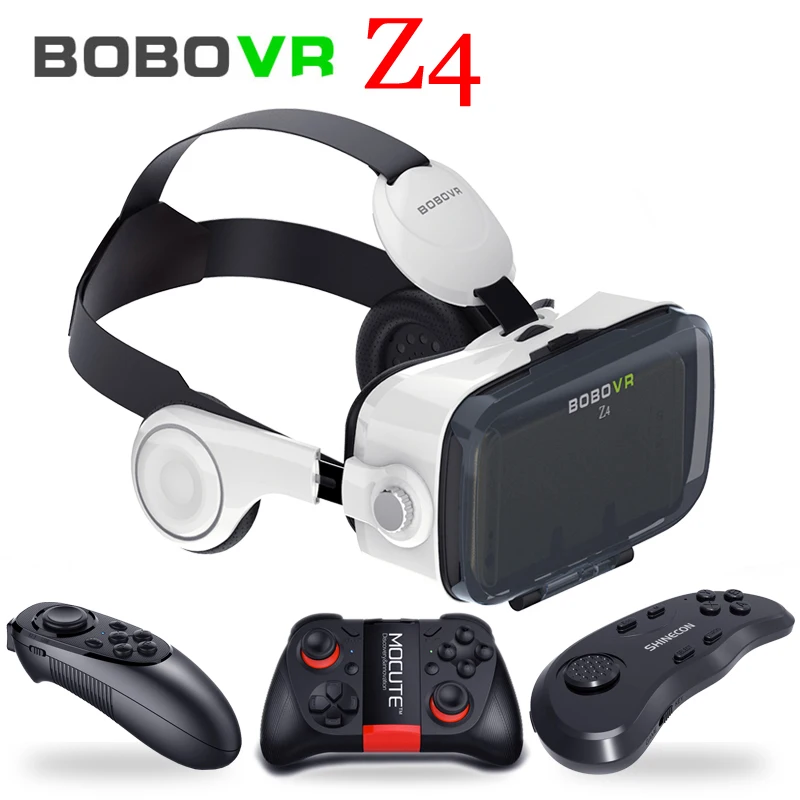 Оригинальный BOBOVR Z4 кожаный виртуальной реальности VR очки гарнитура 3D картон шлем