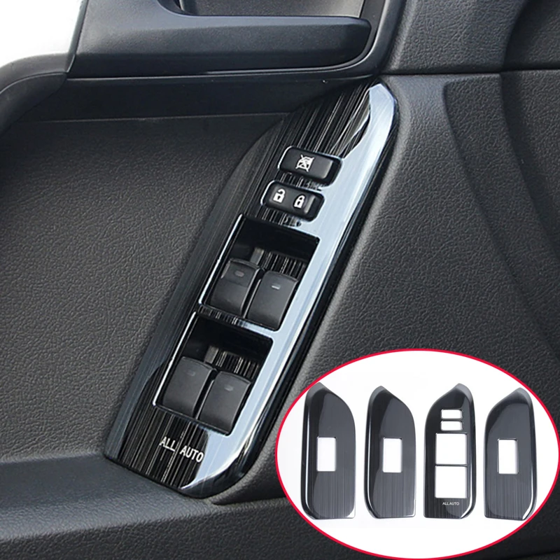 Крышка стеклоподъемника из титановой нержавеющей стали для Toyota Land Cruiser Prado FJ150