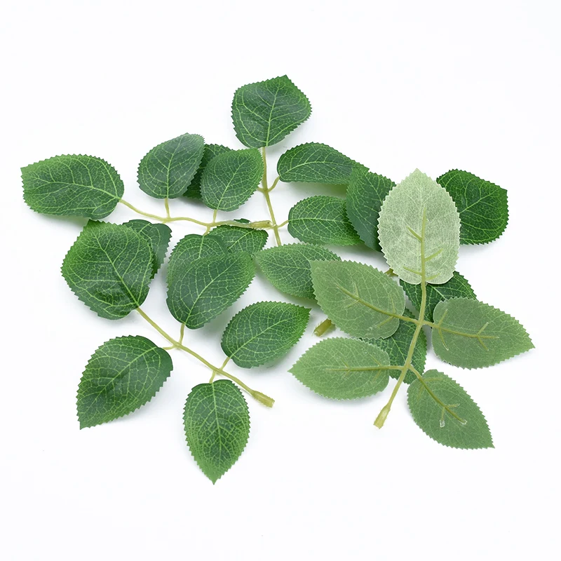 

20pcs Silk leaf bathroom accessories christmas decoration for home wedding bridal accessories clearance artificial plants Leaves