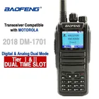 Baofeng DM-1701 цифровой аналоговый иди и болтай Walkie Talkie иди и Dual Band Dual Time Slot DMR радиостанции двухстороннее радиолюбителей трансивер 10 км