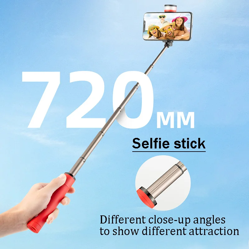 Штатив для селфи BFOLLOW 4 в 1 Bluetooth Палка с кольцесветильник свесветильник телефона