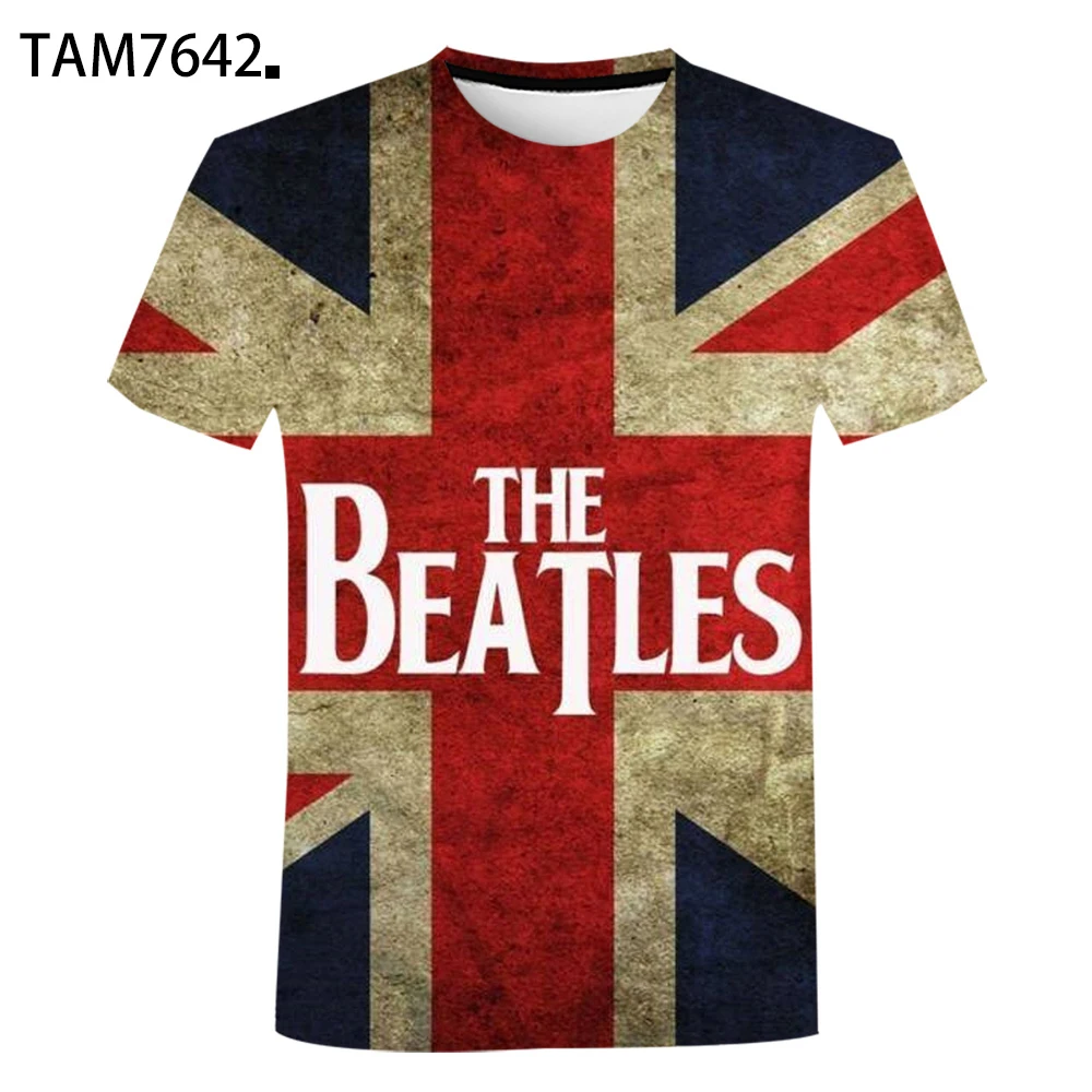 Футболка мужская летняя с коротким рукавом в стиле британской рок-группы |