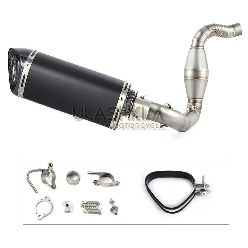 Мотоцикл Полная система глушитель Escape Slip On для bmw G310R G310GS G 310R 310GS средняя