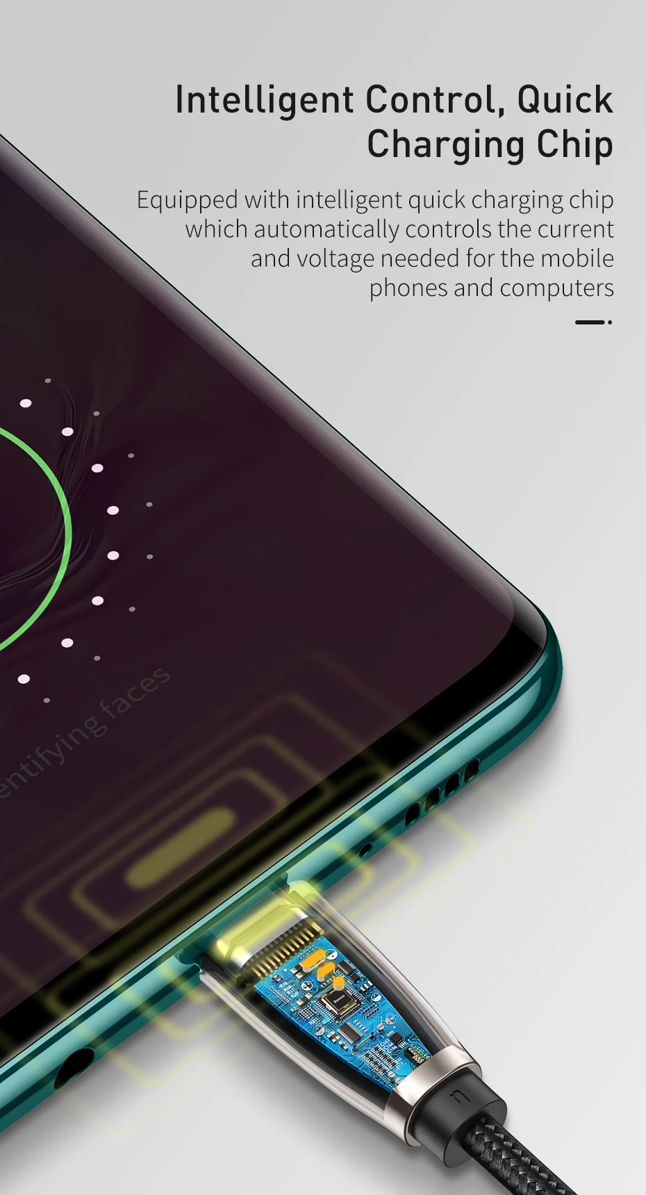 Baseus usb type C to type C кабель для samsung S10 MacBook Pro светодиодный 60 Вт PD кабель для быстрой зарядки 4,0 type USB-C