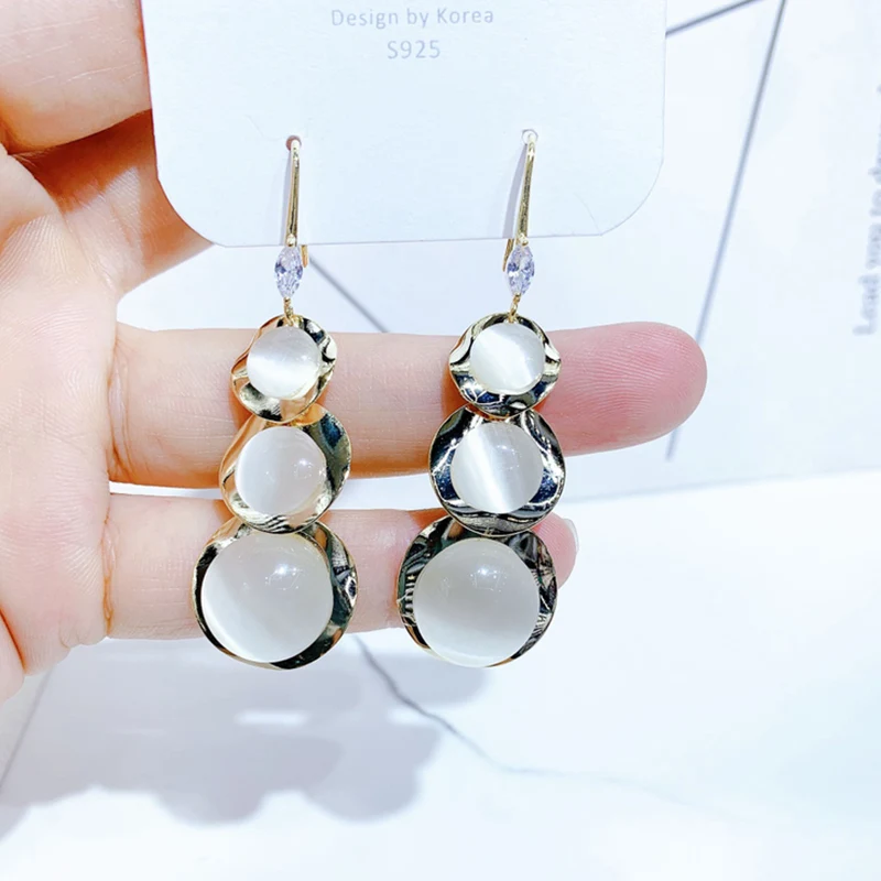 Peacock tail Earrings 2021 For Women Lover Geometric Gold Round Heart Drop Dangle Earring Korean Statement Jewelry | Украшения и