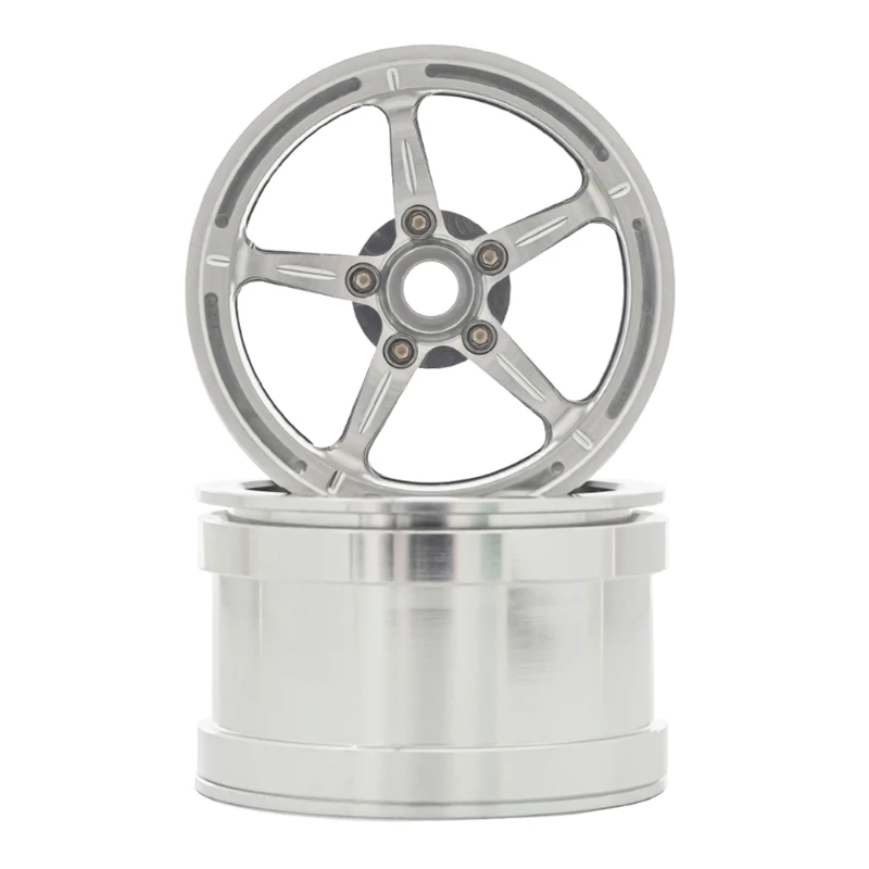 

Beadlock Wheels Set Metal Replacement Parts for Axial SCX10 Upgraded Durable Modified Vehicle Supplies Accessories