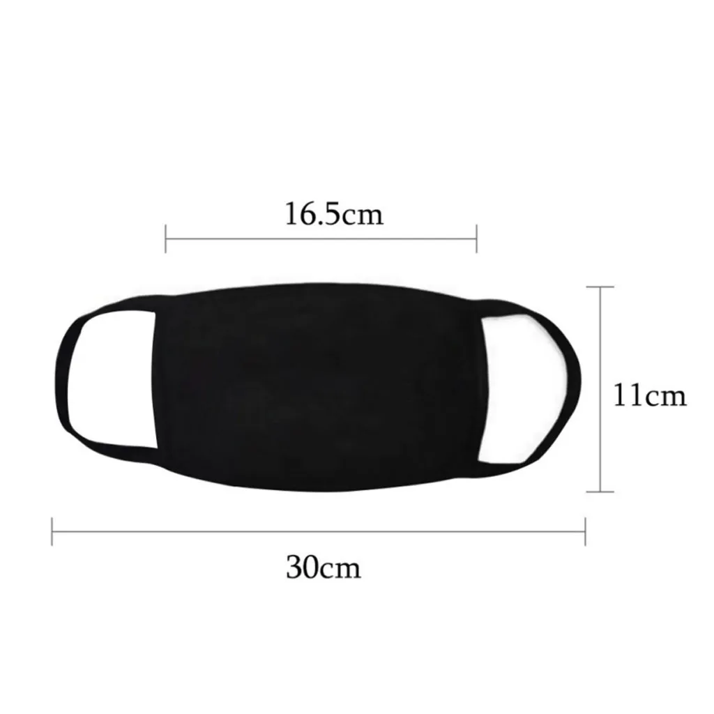 Funny Letter Print Protective Mask Fashion Cartoon Windproof Anti Dust Masks Unisex Reusable Washable Face mascarilla 821 | Спорт и