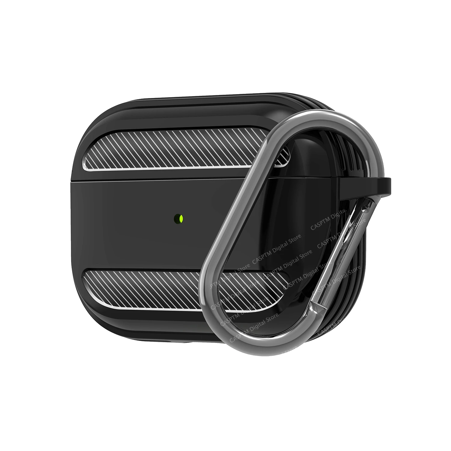 

Carbon Firber Earphone Cases for Apple AirPods Pro Case for Airpods Pro 3rd Soft TPU Shell Shockproof Cover with Buckle Air Pods