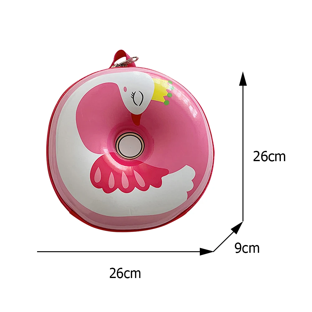 

Kindergarten Children Cute Cartoon Donuts Knapsack 3D Hard Shell School Bag Girls Boys Leisure Backpack Small Handbags for Kids