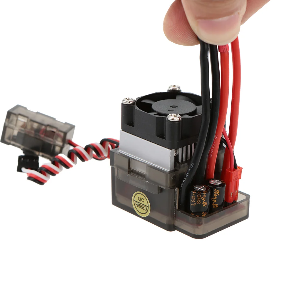 

320A 2~4S LiPo Battery Brushed ESC Electronic Speed Controller with 5.6V/2A BEC for 1/8 1/10 Off-road Truck