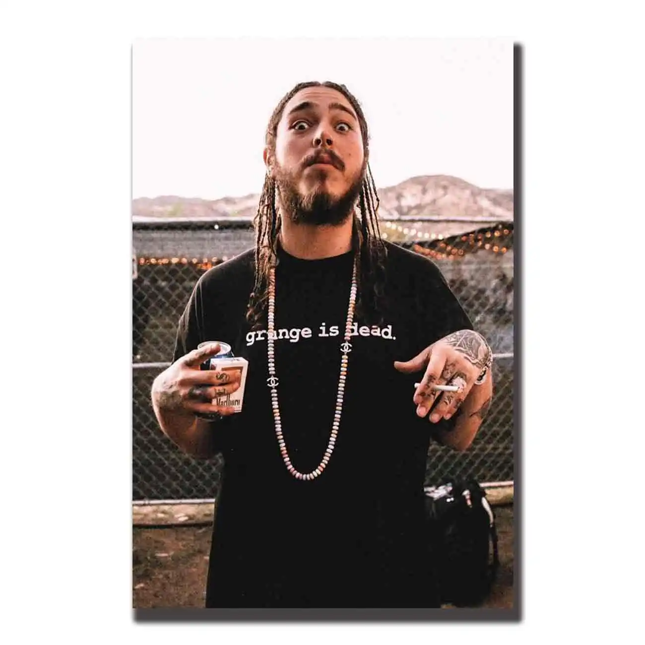 Постер Post Malone на заказ музыка певец звезда художественный постер домашний