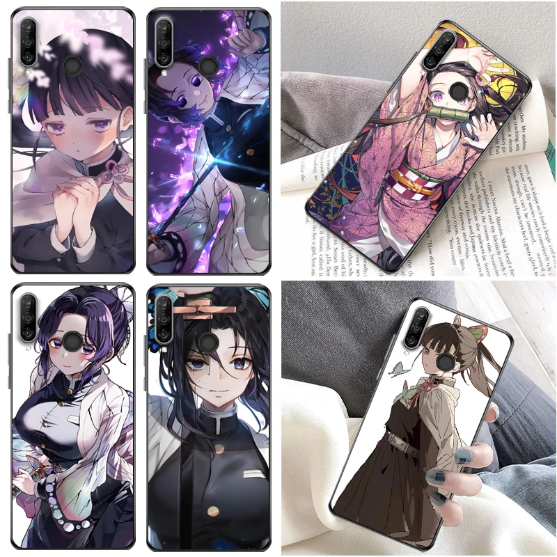 

Demon Slayer Kamado Nezuko Kimetsu No Yaiba Kamado Tanjirou Agatsuma Zenitsu Phone Case For Huawei P30 Pro Lite Coque Carcasa
