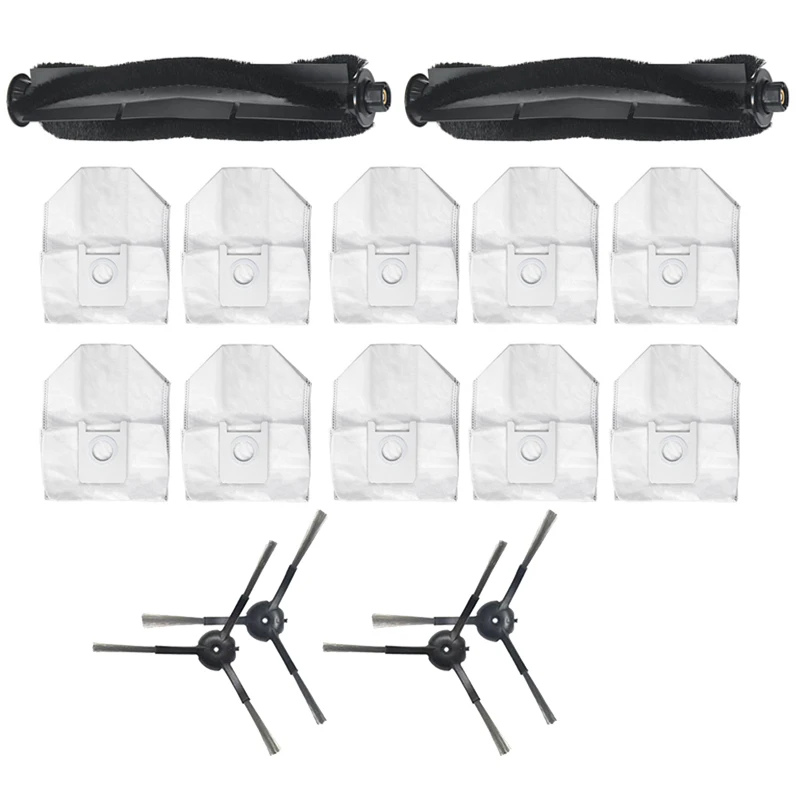 

For ROIDMI EVE Plus Vacuum Cleaner Main Brush Side Brush Large-Capacity Dust Bag Replacement Accessories Parts